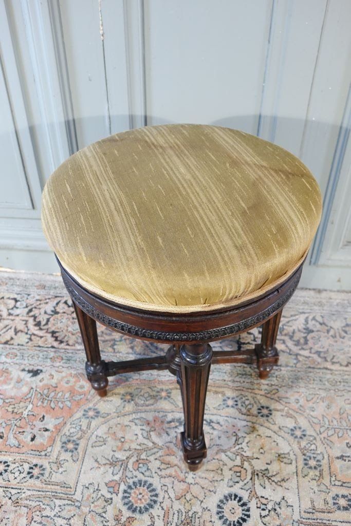 Tabouret De Piano De Style Louis XVI