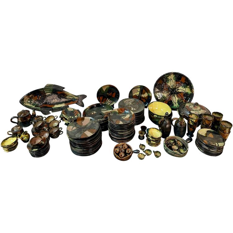 André Chaudemanche dinner service 1960 (131 pieces)