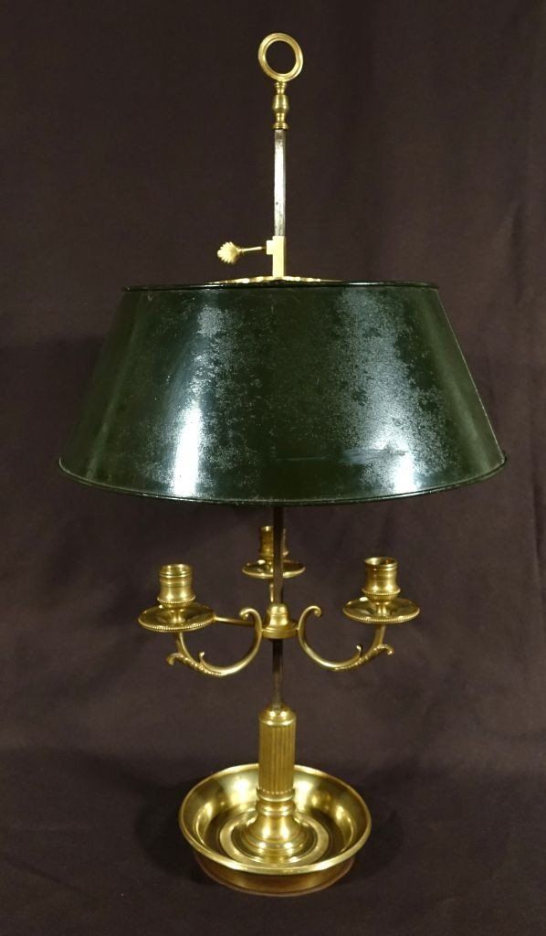 Lampe Bouillotte En Bronze De Style Louis XVI