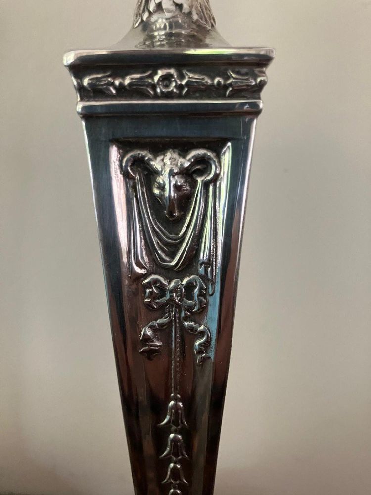 Coppia di borghesi d'argento
