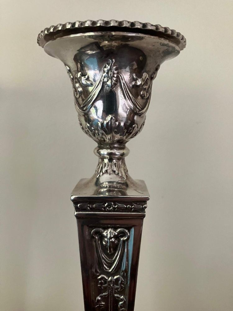 Coppia di borghesi d'argento