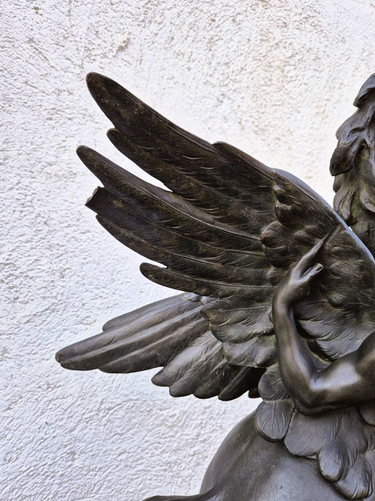 E Picault, Persée ou la naissance de Pégase, Scultura firmata, fine XIX secolo