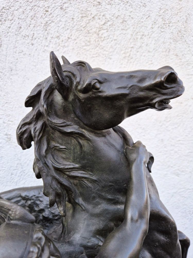 E Picault, Persée ou la naissance de Pégase, Scultura firmata, fine XIX secolo