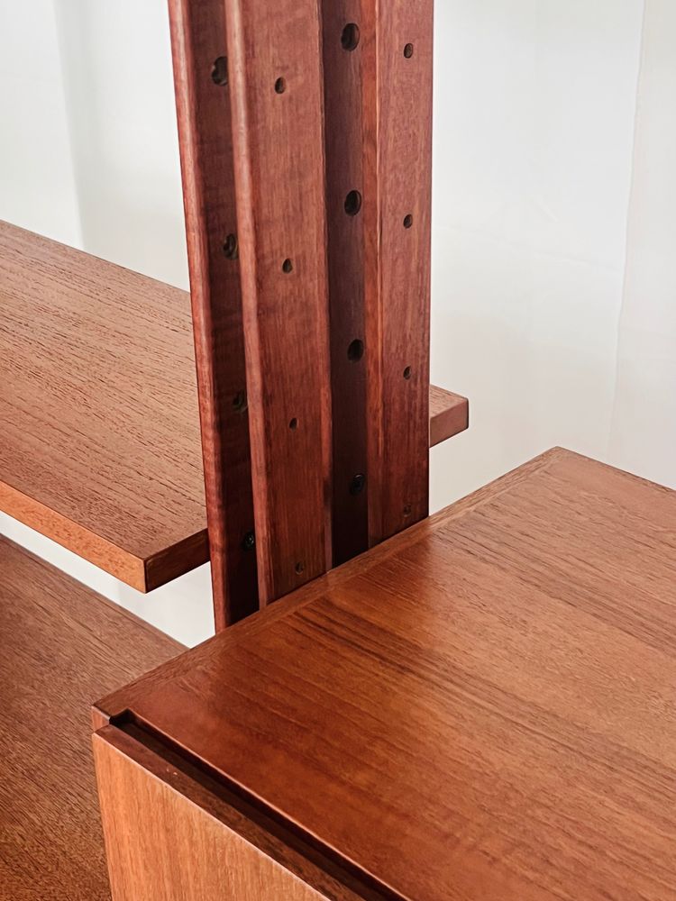 Modulares Bücherregal LB7 "Infinito" von Franco Albini für Poggi, Italien 1957