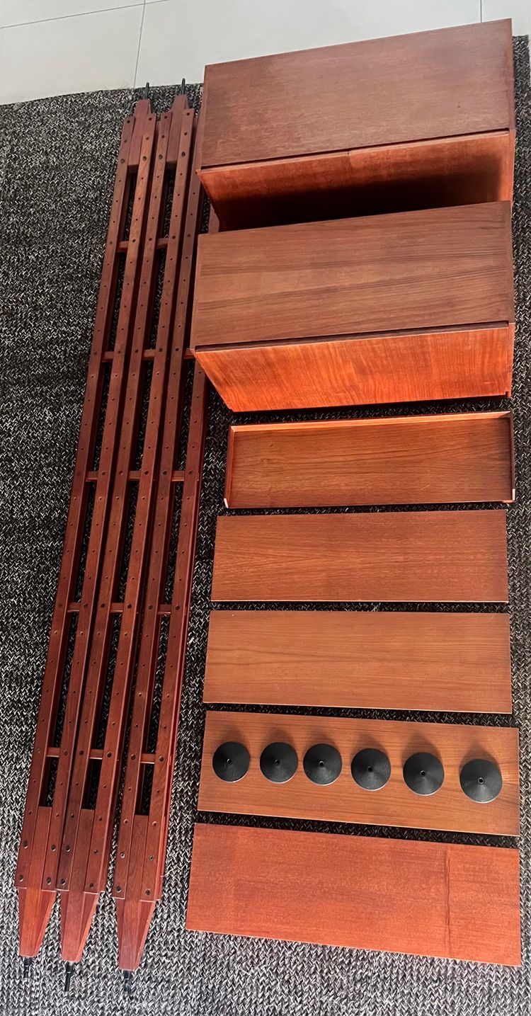 Modulares Bücherregal LB7 "Infinito" von Franco Albini für Poggi, Italien 1957
