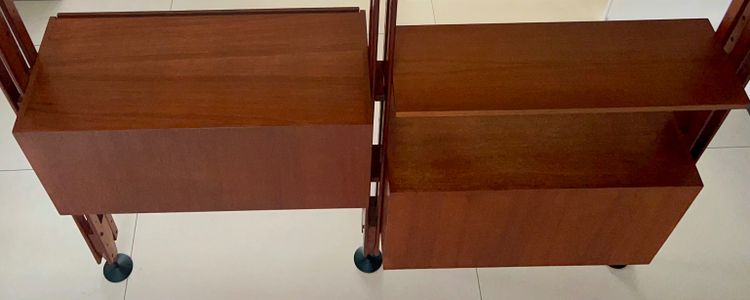 Modulares Bücherregal LB7 "Infinito" von Franco Albini für Poggi, Italien 1957