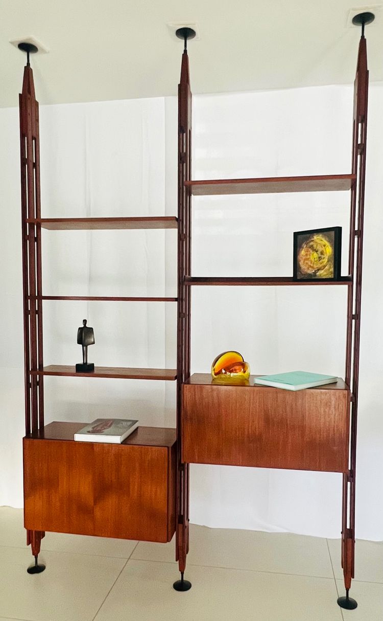 Modulares Bücherregal LB7 "Infinito" von Franco Albini für Poggi, Italien 1957