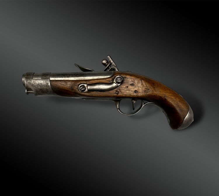 PISTOLA DELLA GENDARMERIA Modello An IX, Manufacture Nationale de Maubeuge - Francia - XIX secolo