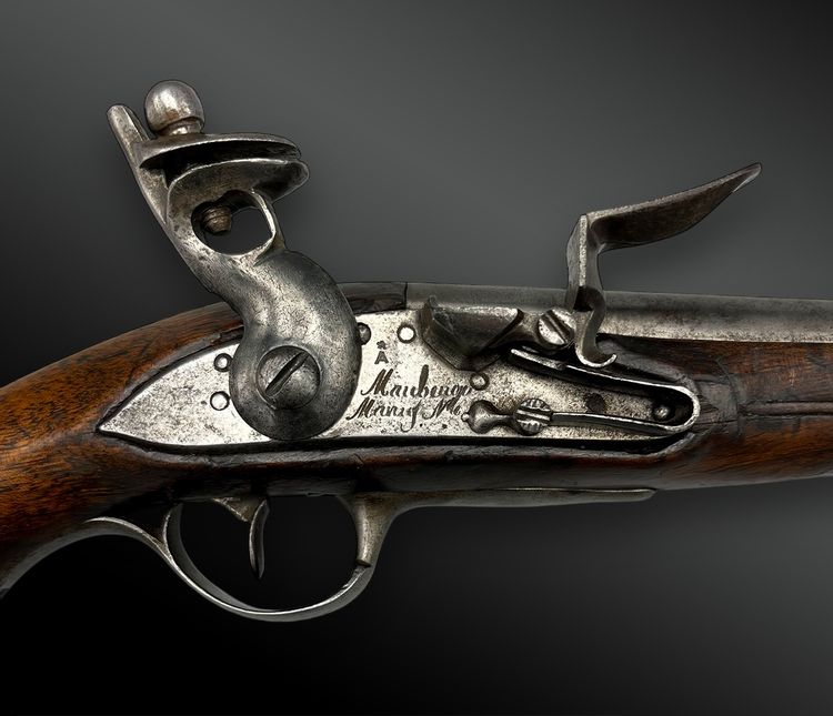 PISTOLA DELLA GENDARMERIA Modello An IX, Manufacture Nationale de Maubeuge - Francia - XIX secolo