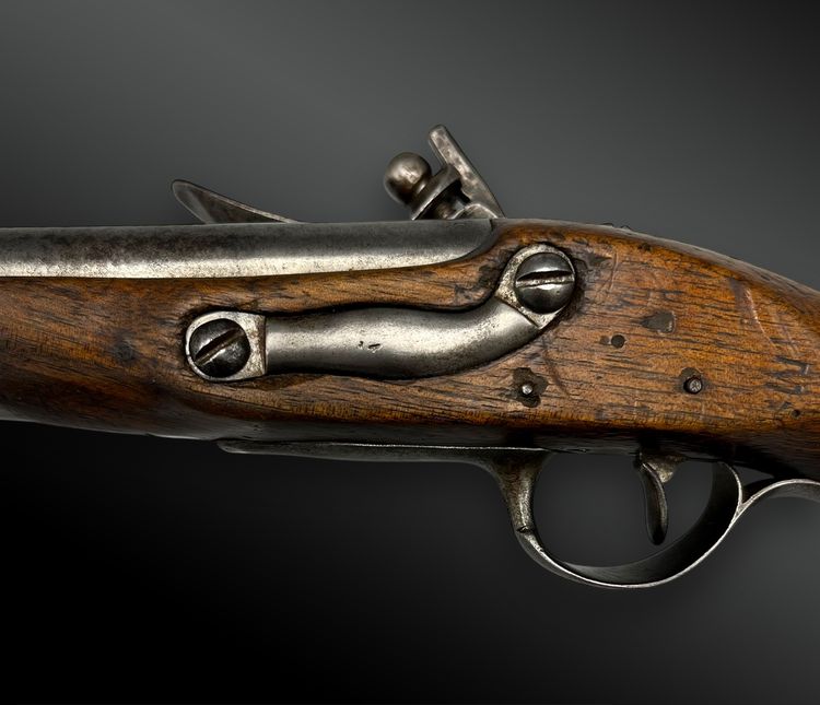 PISTOLA DELLA GENDARMERIA Modello An IX, Manufacture Nationale de Maubeuge - Francia - XIX secolo