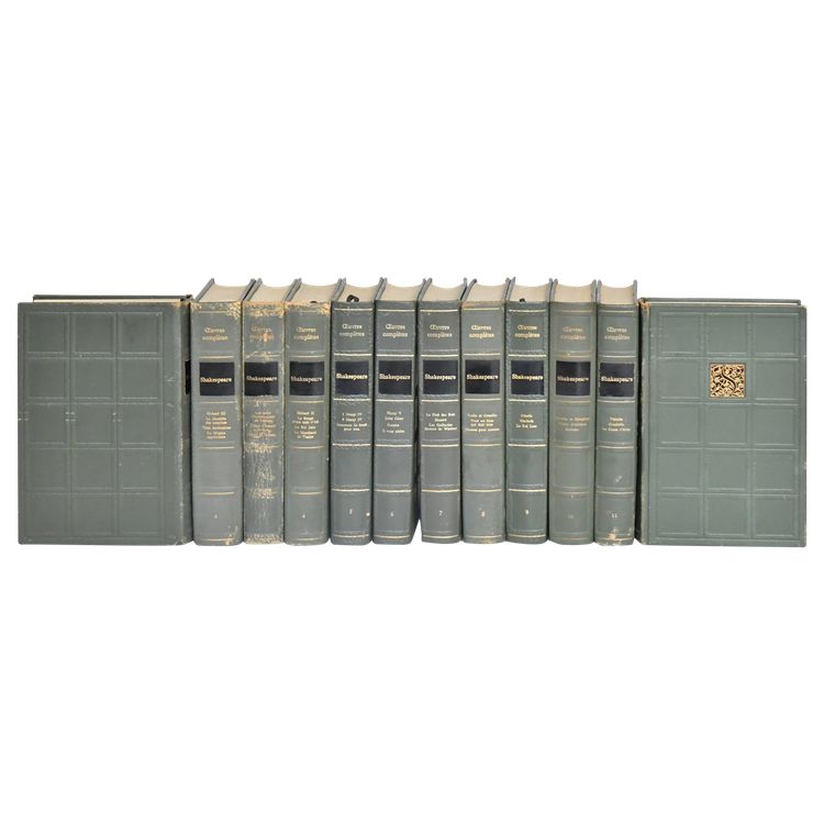 Œuvres complètes bilingue de Shakespeare en 12 volumes - Club français du Livre, 1962