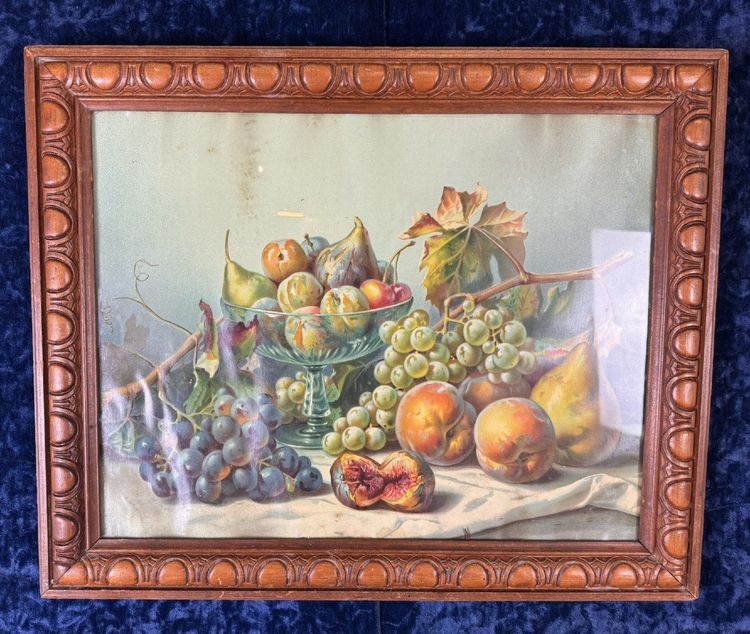 Chromolithographien mit Stillleben Cica 1880