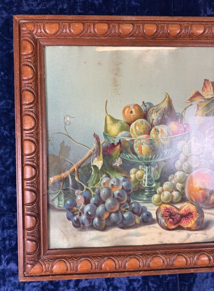 Chromolithographien mit Stillleben Cica 1880