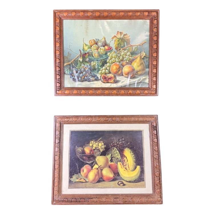 Chromolithographien mit Stillleben Cica 1880