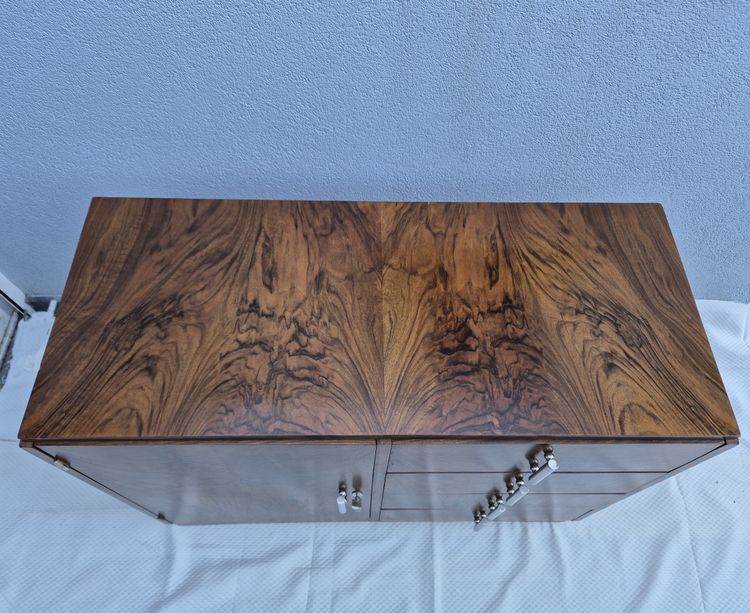 Modernistische Art-Deco-Truhe circa 1930