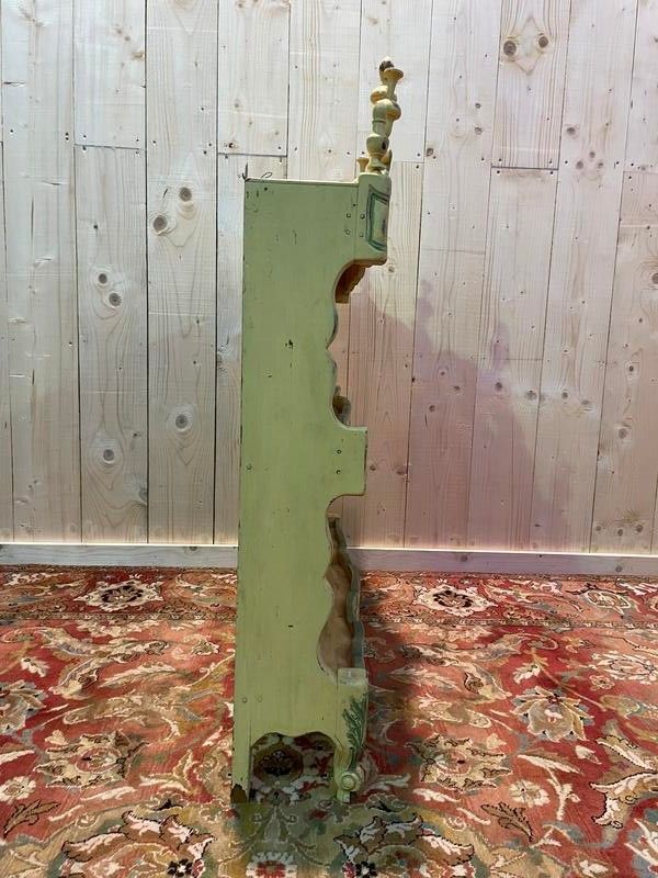 Estanier provençale en bois réchampi 