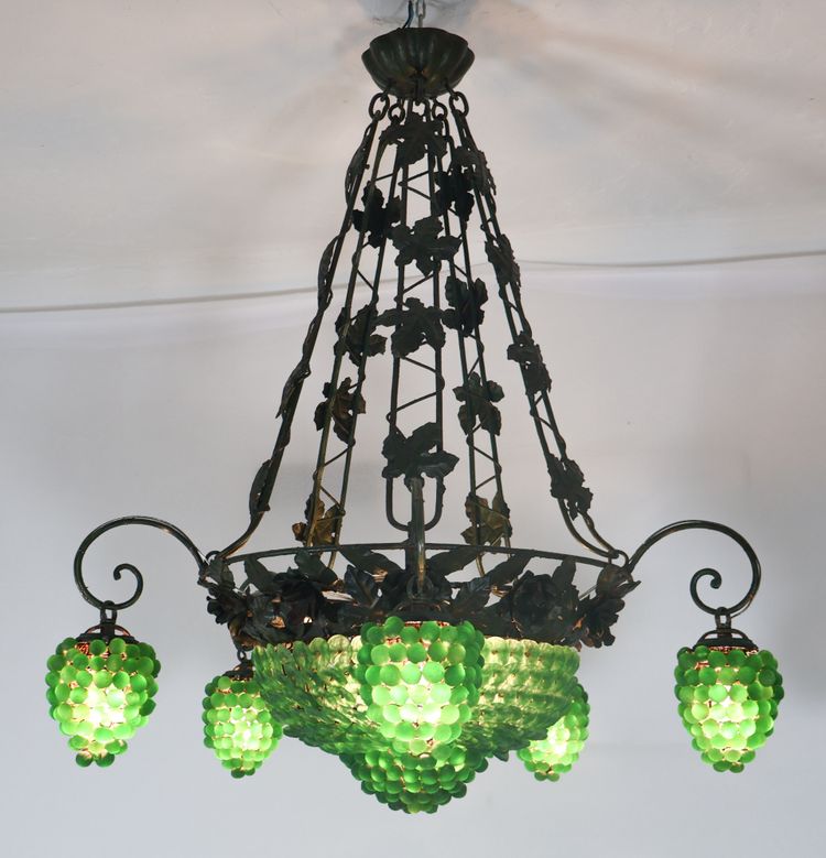 Kronleuchter Murano Italien Art Deco Epoche