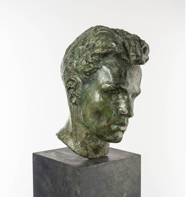 Bronzebüste eines jungen Mannes - ECCE HOMO
