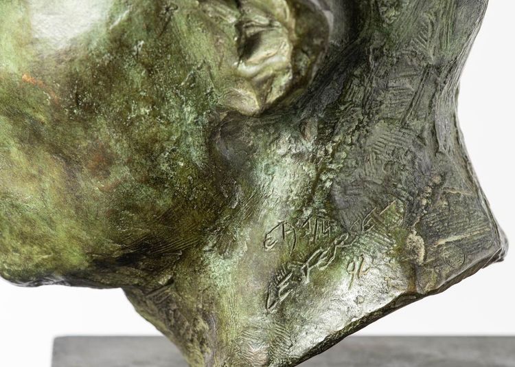 Bronzebüste eines jungen Mannes - ECCE HOMO