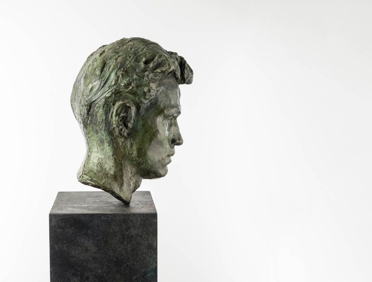 Bronzebüste eines jungen Mannes - ECCE HOMO