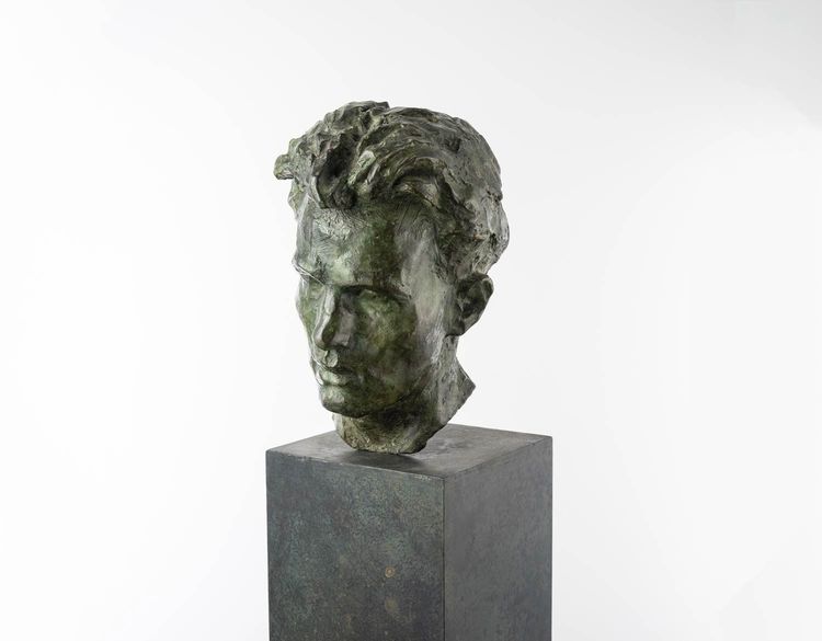 Bronzebüste eines jungen Mannes - ECCE HOMO