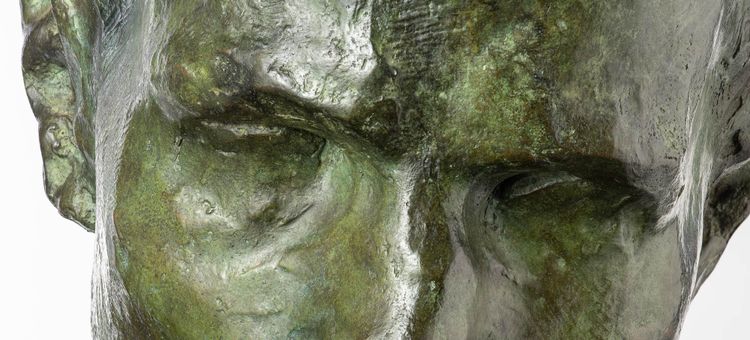 Bronzebüste eines jungen Mannes - ECCE HOMO
