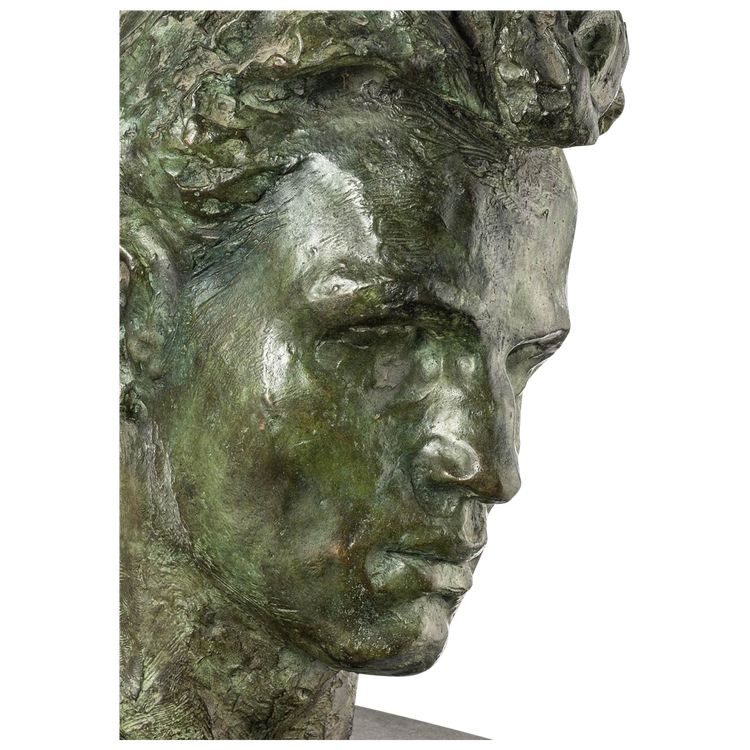 Bronzebüste eines jungen Mannes - ECCE HOMO
