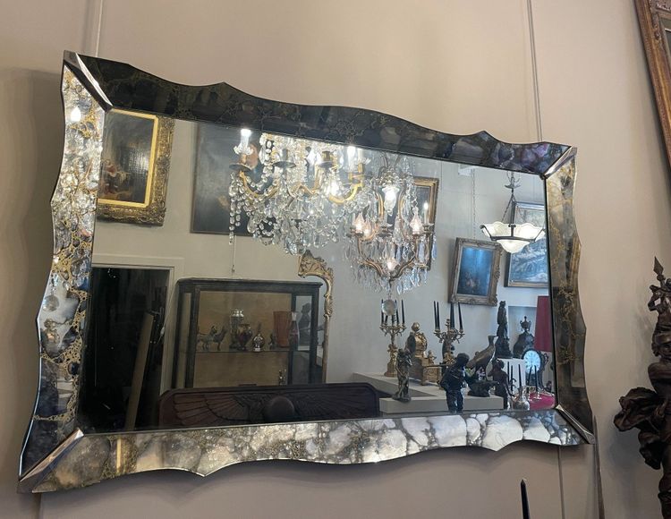 Marbled Mirror Circa 1960