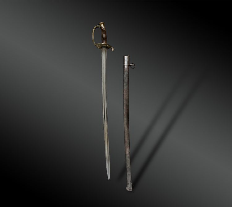 SABRE da ufficiale di fanteria modello 1845 - Francia - 1885 circa