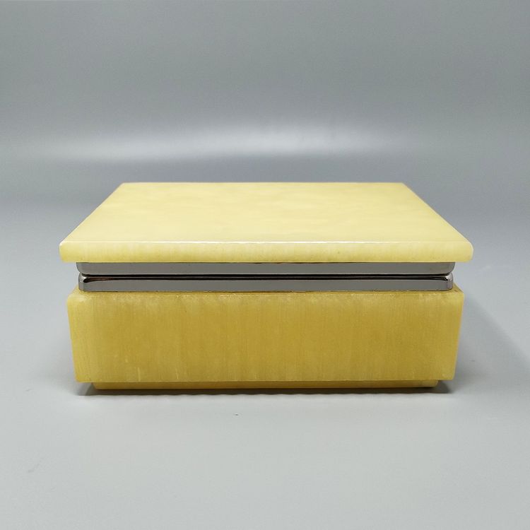 1960 Gorgeous Alabaster Smoking Set by Romano Bianchi