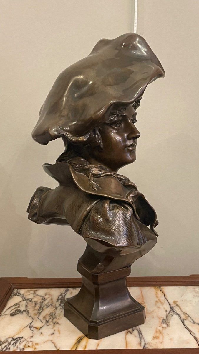 Scultura in bronzo Fantasia del XIX secolo