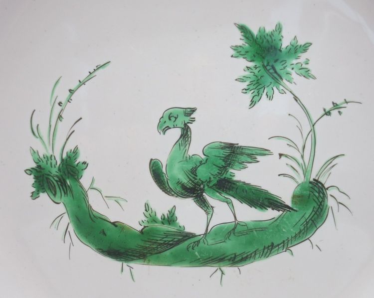 Moustiers plate 18th century.