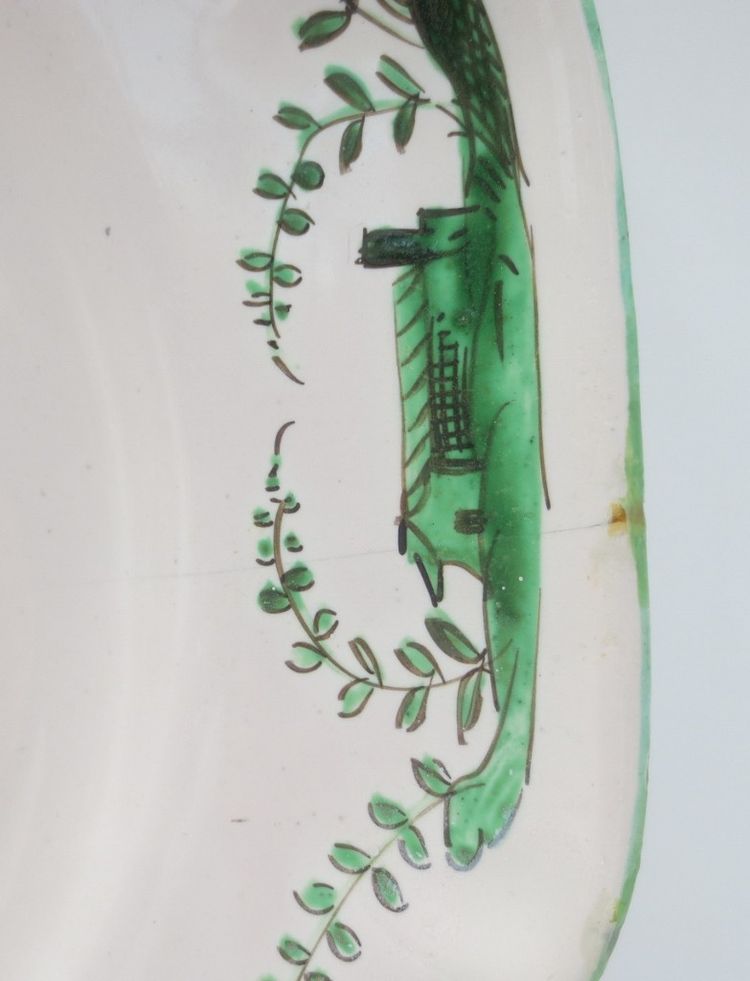 Moustiers plate 18th century.
