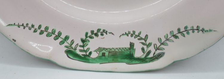 Moustiers plate 18th century.