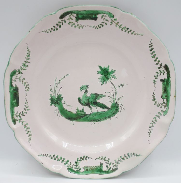 Moustiers plate 18th century.