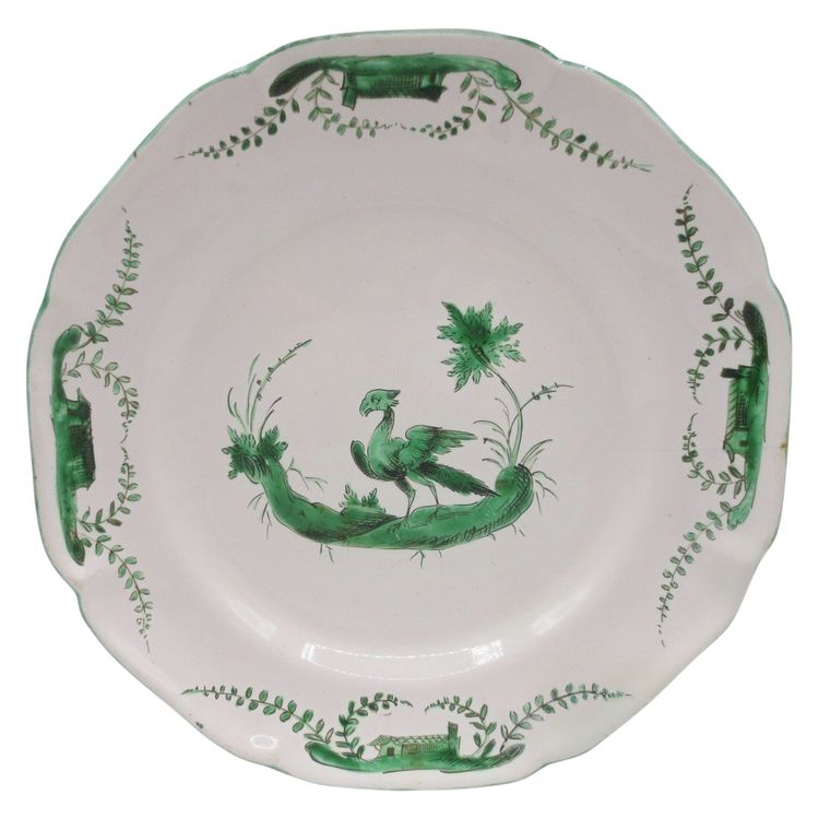 Moustiers plate 18th century.