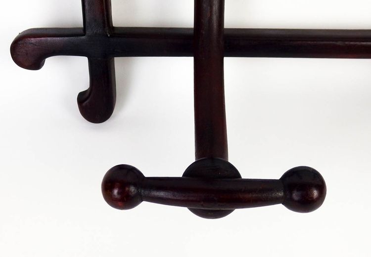 Garderobenständer aus Bugholz von Thonet