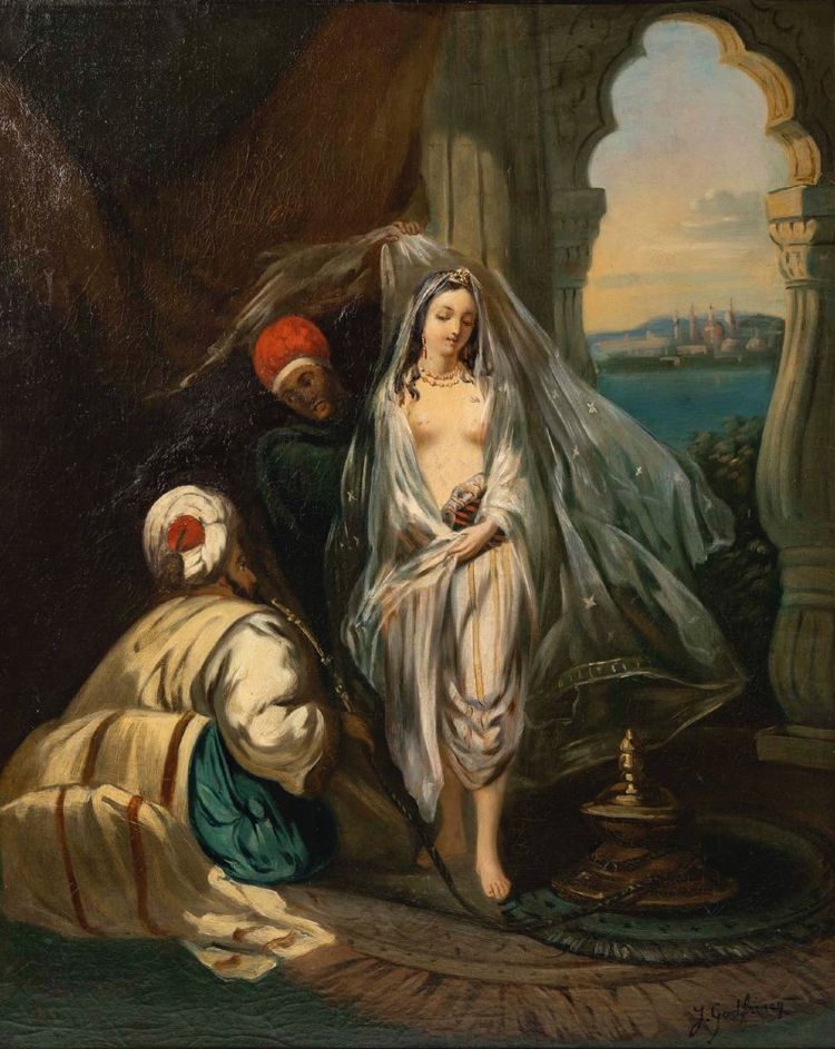 A Pair of Orientalist Paintings, Godfrinoy