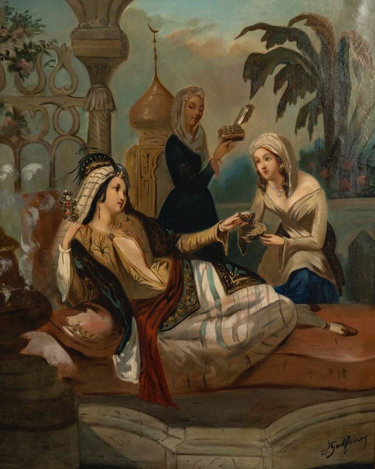 A Pair of Orientalist Paintings, Godfrinoy