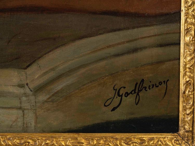 A Pair of Orientalist Paintings, Godfrinoy