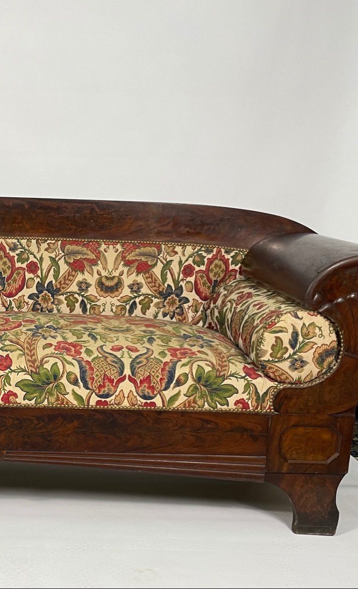 Divano in mogano del periodo Biedermeier 1820 circa