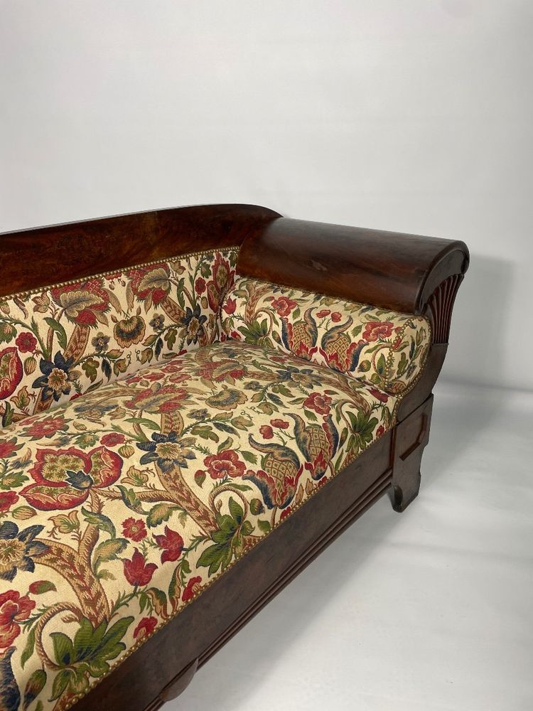 Divano in mogano del periodo Biedermeier 1820 circa