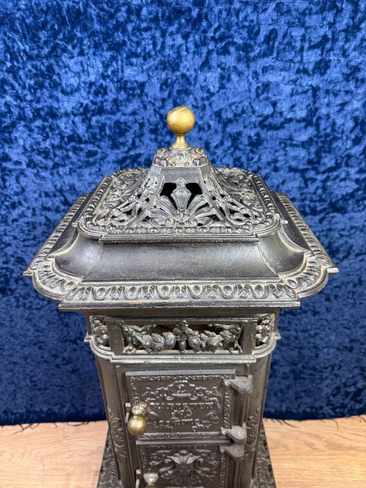 Cast Iron Stove Model Pagode From Varigney In Haute Saône