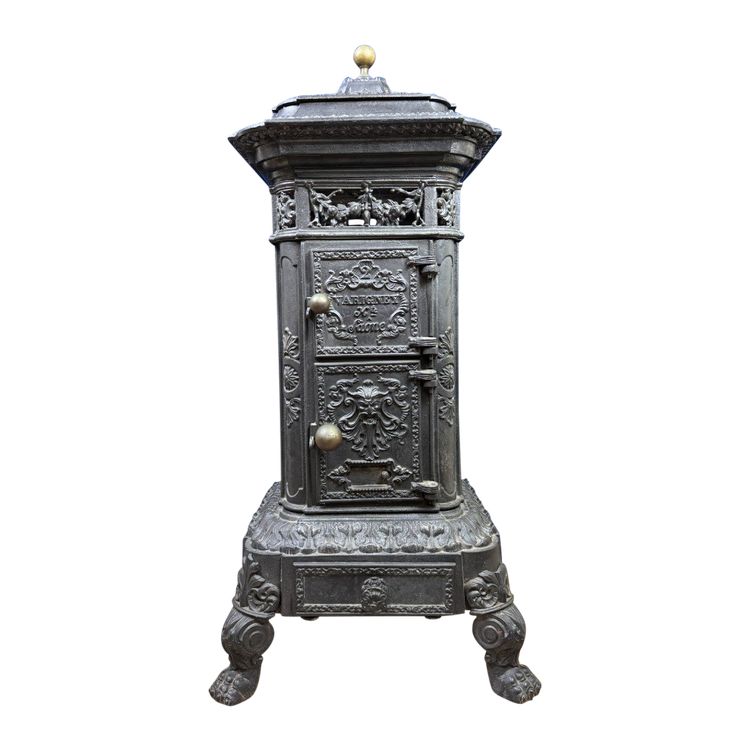 Cast Iron Stove Model Pagode From Varigney In Haute Saône