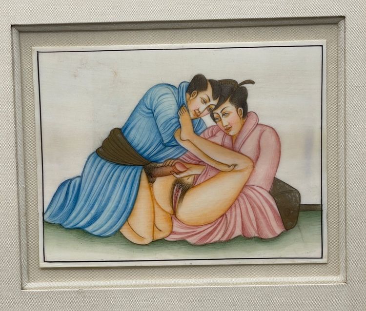 Japanese erotic scenes About 1890