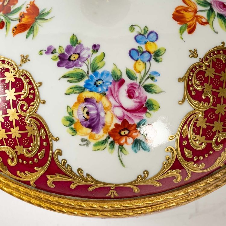 A Pair Of Porcelain Jewelry Boxes, Late 19th Century