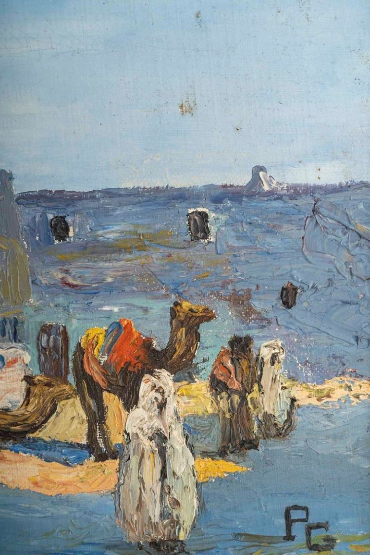 Ein orientalistisches Gemälde, Anfang 20.
