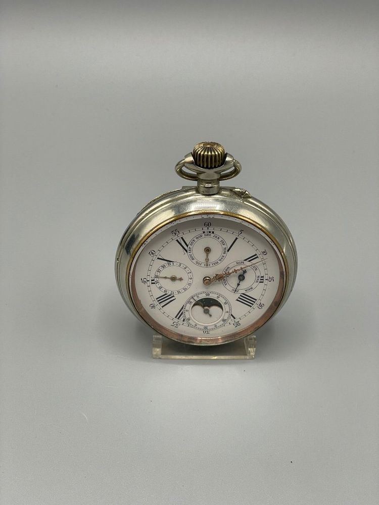 Triple Calendar Pocket Watch Circa 1880
