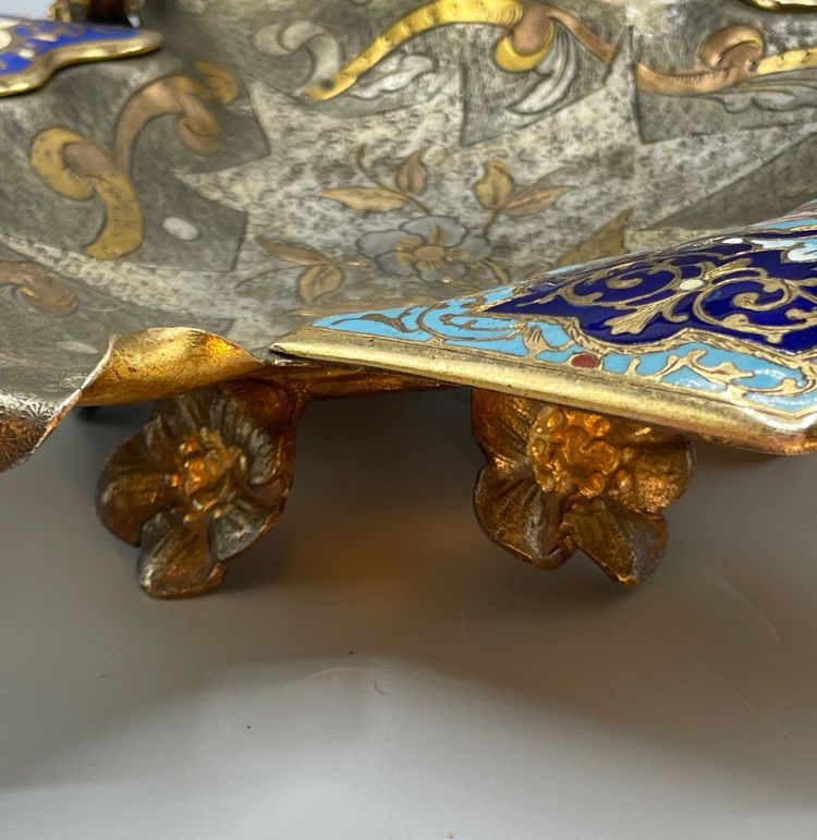 Taschenleerer Mit Emaille verziert XIX Jahrhundert