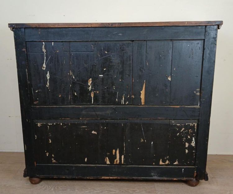 Buffet coloniale d'epoca Napoleone III con intarsi a decoro orientale